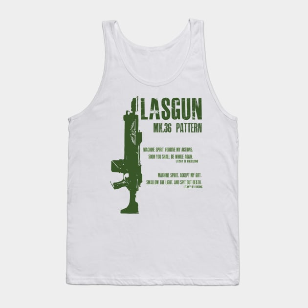 Lasgun Mk.36 Kantrael Pattern Tank Top by TheNerdcoreCabaret